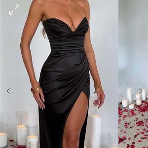 Size Xs black corset top formal gown